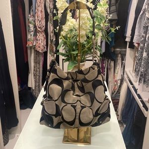 Coach Purse - Gray and Black